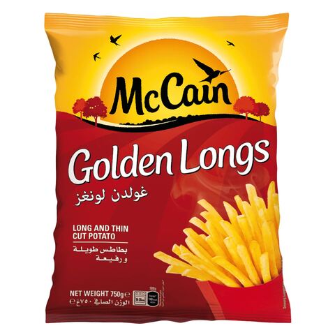 Buy McCain Frozen Golden Long Fries 750g in Saudi Arabia