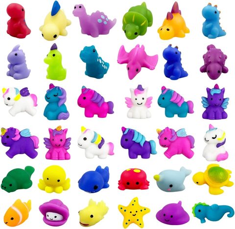 Buy 36 PCS Mochi Squishy Toys Kawaii Squishies Dinosaur Unicorn Sea Animals  Stress Relief Toys Pack for Kids Boys Girls Christmas Party Favors Stocking  Stuffers Gifts Online - Shop Stationery & School