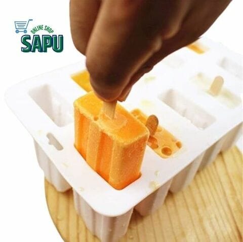 SAPU 1pcs Popsicle Molds (Silicone Ice Cream Mould, Food Grade Silicone Frozen Ice Cream Maker，DIY Ice Cream Tools)