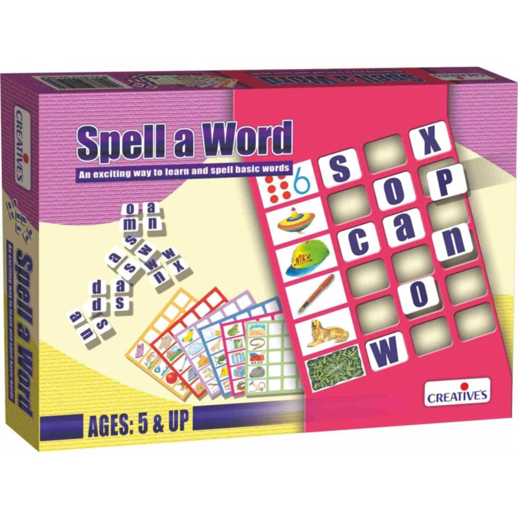 Buy Creative Spell A Word Board Game Online Shop Toys Outdoor On Carrefour Uae