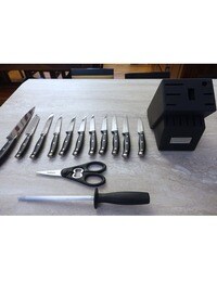 Cuisinart 14-Piece Block Set Forged Triple-Rivet Cutlery TRC-14CEC
