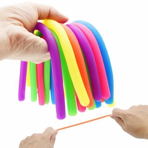 AMEITECH Colorful Sensory Fidget Stretch Toys Helps Reduce Fidgeting Due to  Stress and Anxiety for ADD, ADHD, Autism (12 Pack)