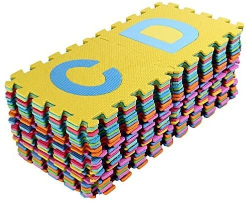 Buy Supporting 36pc Alphabet Numbers Eva Floor Play Mat Baby Room Abc Foam Puzzle Foam Puzzle Online Shop Toys Outdoor On Carrefour Uae