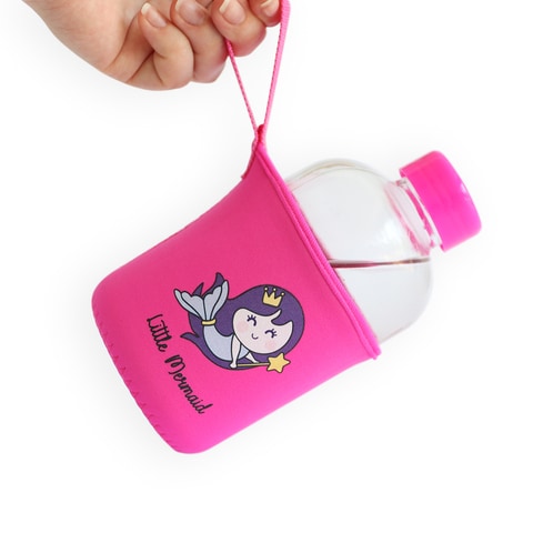 Kids glass hot sale water bottle