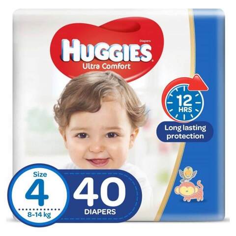 التف حوله صناعي صنارة صيد  Buy Huggies Diapers No.4 Size 8-14 Kg 40 Diapers Online - Shop Baby  Products on Carrefour Jordan