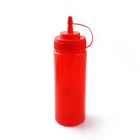 Plastic 350 ml Squeezer Red