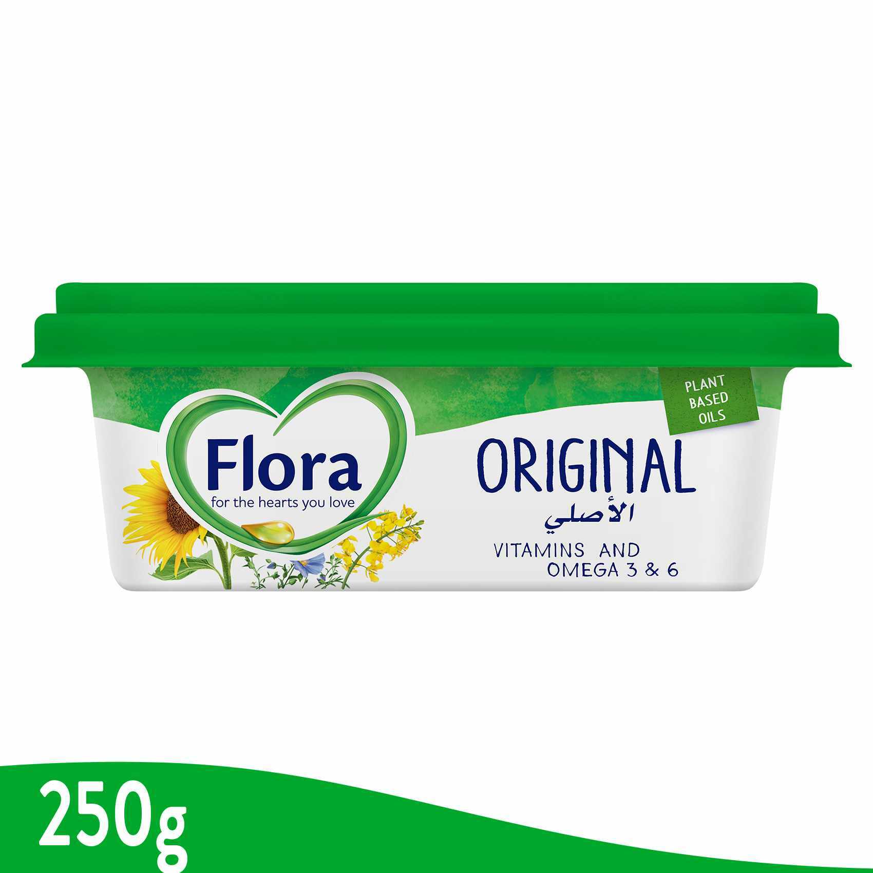 Buy Flora Original Margarine 250g Online Shop Fresh Food on Carrefour UAE