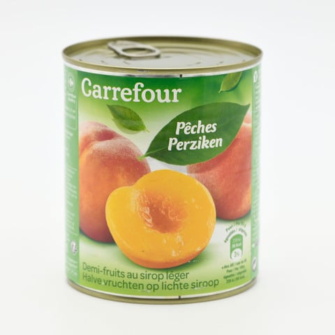 Carrefour Peaches In Light Syrup 825g
