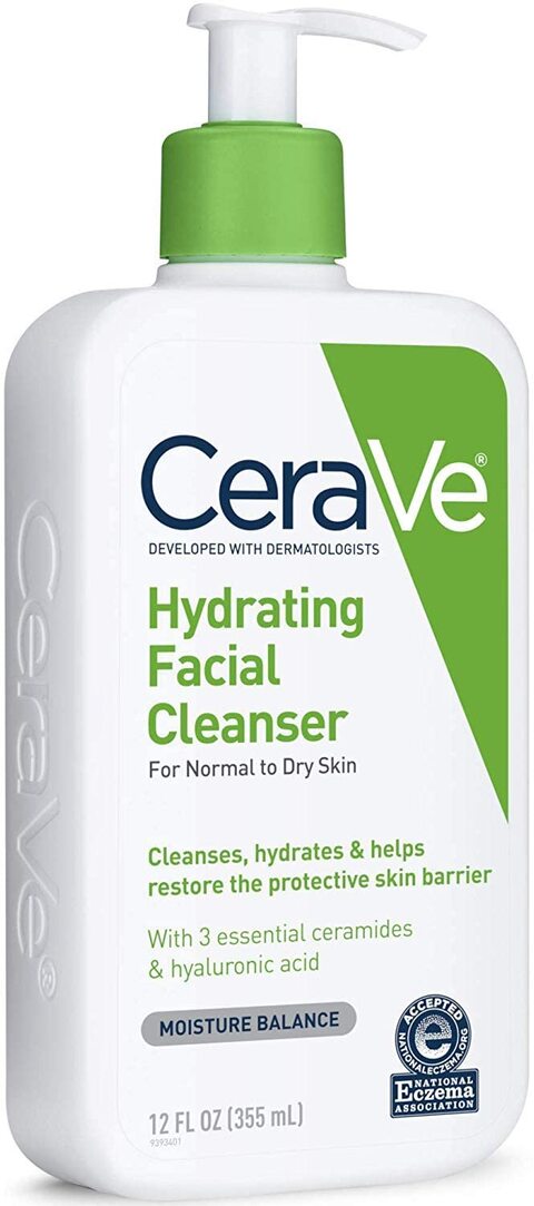 CeraVe Foaming Facial Cleanser Makeup Remover and Daily Face Wash