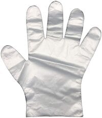 lavish Plastic Gloves Disposable Clear Food Service Plastic Gloves 100 Pcs/ 50 Pair Clear