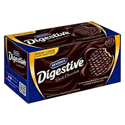 Buy Mcvitie S Digestive Dark Chocolate Biscuits G Online Shop Food Cupboard On Carrefour Uae