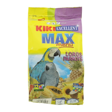 Kiki Excellent Max Menu Loros Parrots 400g