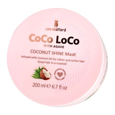 Buy Lee Stafford Coco Loco 200ml Carrefour White Coconut Beauty - Agave With Care UAE Online on & Shop Personal Shine Mask