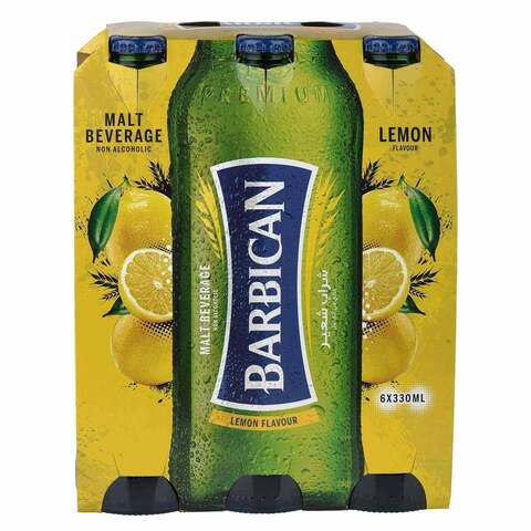 Barbican Non Alcoholic Lemon Malt Drink 330ml x Pack of 6