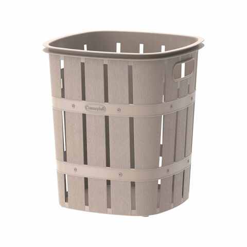 Cosmoplast Cedargrain Laundry Bin Warm Taupe 33L