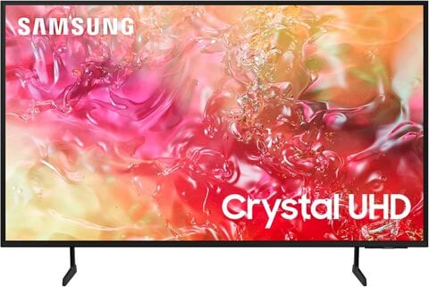 Samsung Smart TV, Crystal UHD, DU7000, 50 Inch, 2024, PurColor, 4K Upscaling, Samsung Tizen OS, Q-Symphony, Black, UA50DU7000UXSA