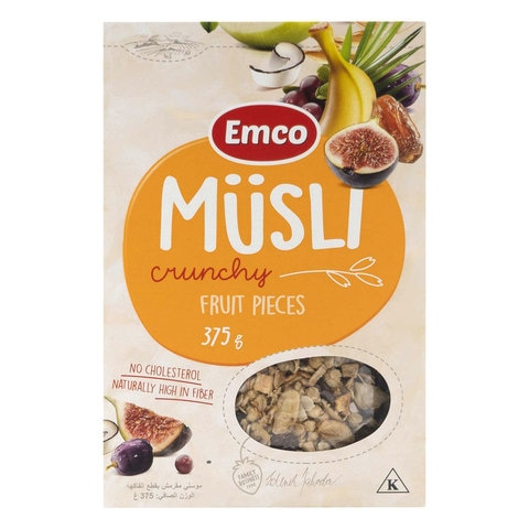 Emco Musli Crunchy Fruit Pieces 375g