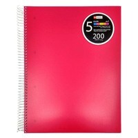 Miquelrius a4 spiral bound notebook 200 sheets can