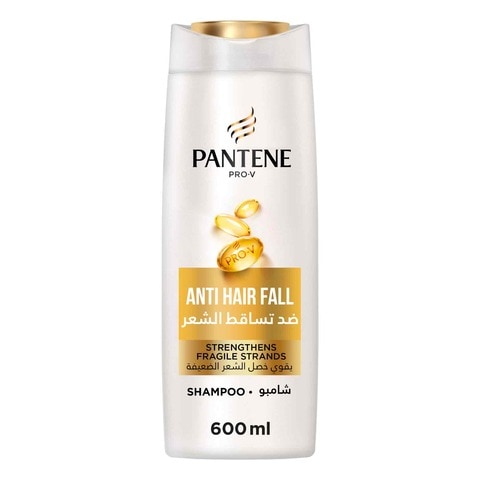 Buy Pantene Pro-V Anti-Hair Fall Shampoo Strengthens Fragile Strands 600ml   in Saudi Arabia