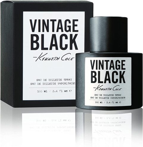 Buy Kenneth Cole Vintage Black For Men Eau De Toilette 100 ml