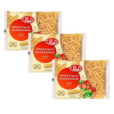 Al Alali Macaroni Fusilli 450g Pack of 3 price in UAE Carrefour