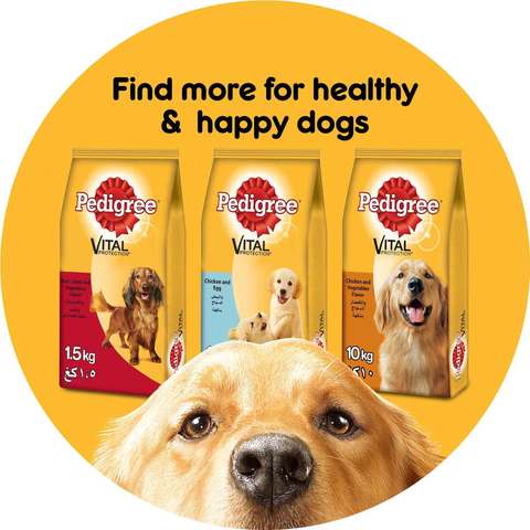 Pedigree vitality 2024 dog food