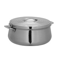 Royalford Hilux Double Wall Stainless Steel Hot Pot, RF10535, Firm Twist Lock, Strong Handles With Heavy-Duty Rivets, Steel Serving Pot, Steel Chapati Storage Box, Roti Serving Pot, Chapati Dabba