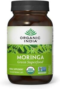 Organic India Moringa Herbal Supplement, 90 Capsules