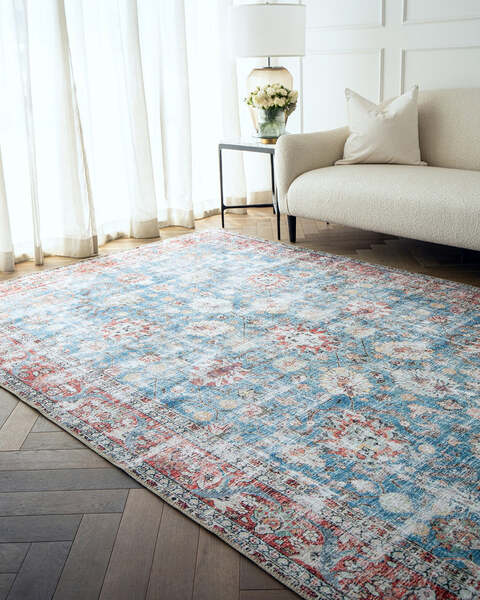 Carpet Vince Sky 355 x 255 cm. Knot Home Decor Living Room Office Soft &amp; Non-slip Rug