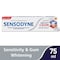 Sensodyne Sensitivity &amp; Gum Whitening for Sensitive Teeth &amp; improved Gum Health 75ml
