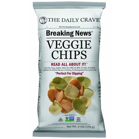 The Daily Crave Breaking News Veggie Chips 170g