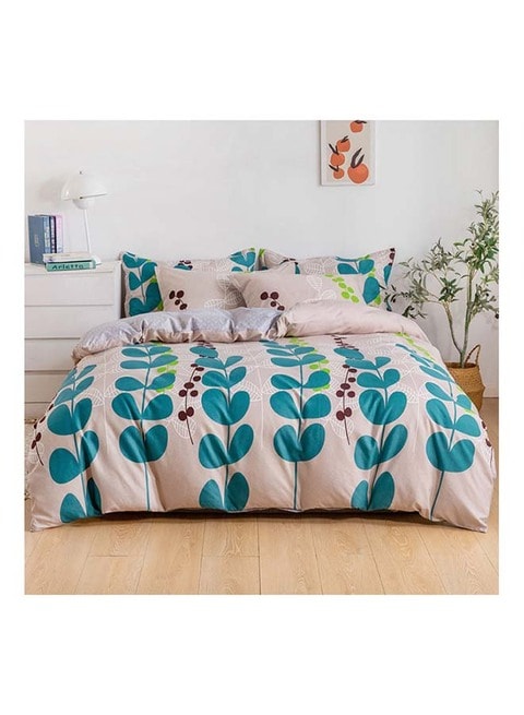 Buy 6-Piece King Size Duvet Cover Set Microfibre Lochinvar 1 Duvet