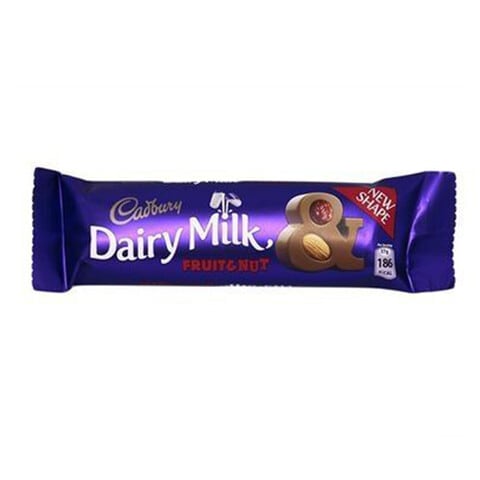 Buy Cadbury Dairy Milk Fruit And Nut Chocolate Bar 37g Online ...