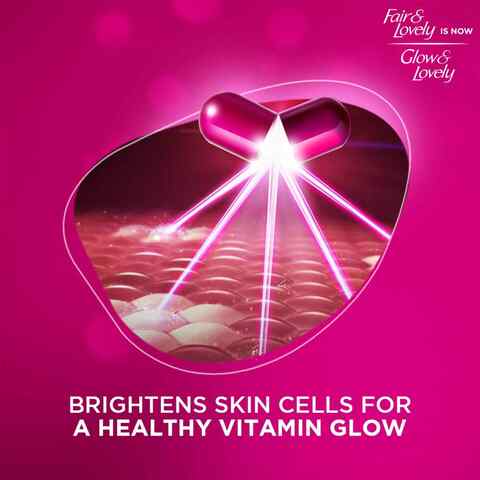 Glow &amp; Lovely Formerly Fair &amp; Lovely Face Cream With Vitaglow Herbal Balance For Glowing Skin 100g