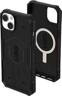 Urban Armor Gear Designed For iPhone 14 Plus Case, 6.7&quot; Pathfinder Built-In Magnet Compatible With Magsafe Charging Slim Lightweight Shockproof Dropproof Rugged Protective Cover, Black