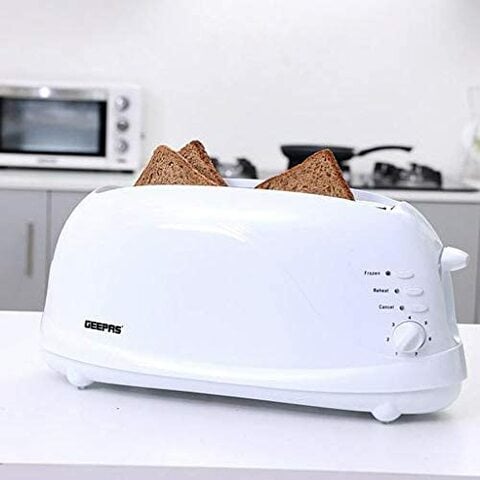Geepas 4-Slice Bread Toaster Gbt9895, Multi Color