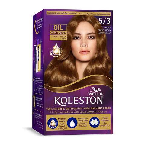 Buy Wella koleston permanent hair colorKit Sunset brown 5/3 Online - Shop  Beauty & Personal Care on Carrefour Saudi Arabia