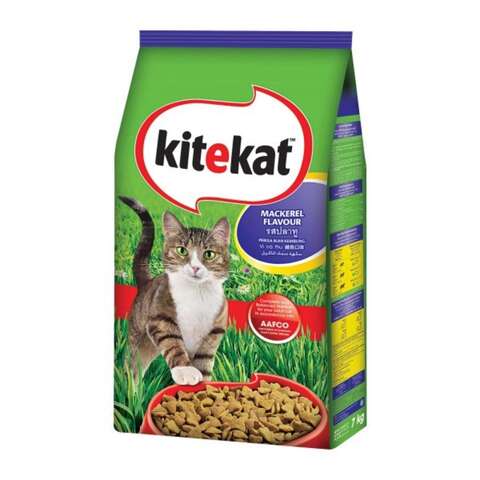 Kitekat Mackerel Flavour Dry Cat Food 7kg