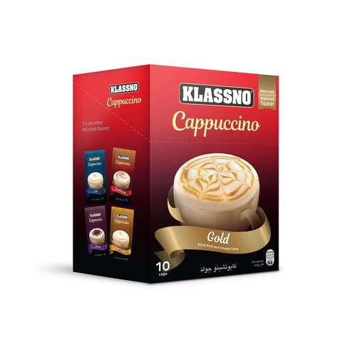 Klassno Cappuccino Gold 20g Pack of 10