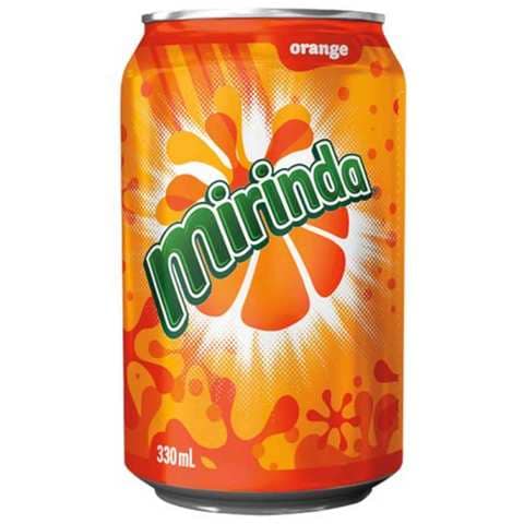 Mirinda Drink Orange Flavor 330 Ml