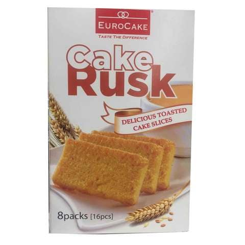 EuroCake Cake Rusk Toasted Cake Slices 176g