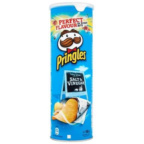 Pringles Chips Potato Salt And Vinegar Flavor 165 Gram