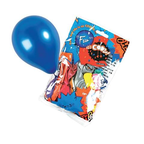 Fun Colored Metallic Balloons 18Pcs
