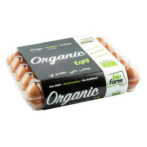 Bio Farm Organic Brown Eggs Medium 30 PCS