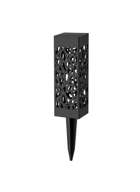 Buy Solar Powered  Lawn Lamp Black 20x6x6centimeter in UAE