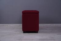 PAN Home Home Furnishings Emirates Gigastorage Bench Velvet Maroon Beige