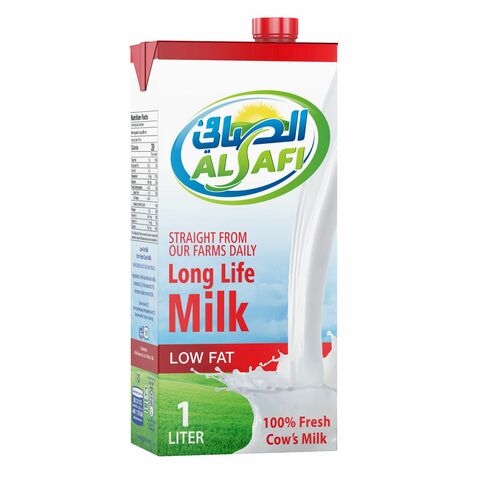 Buy Al Safi Uht Milk Low Fat 1l Online Shop Fresh Food On Carrefour Uae