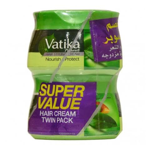 Vatika nourish and protect hair cream 140 ml &times; 2