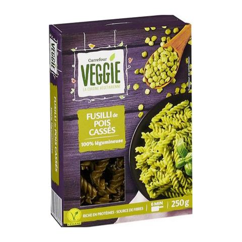 Buy Carrefour Veggie Fusilli Pasta With Split Peas 250g Online - Shop Food  Cupboard on Carrefour Saudi Arabia