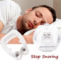 Generic - 1Pc Silicone Nose Clip Magnetic Anti Snore Stopper Snoring Silent Sleep Aid Device Guard Night Anti Snoring Device Health Care